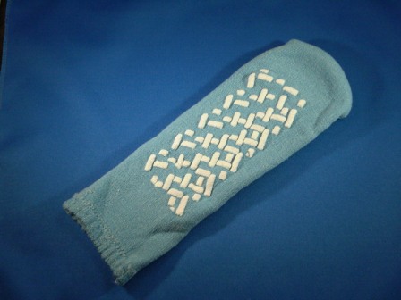 Large Single-Tread Slipper, Blue